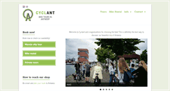 Desktop Screenshot of cyclant.com
